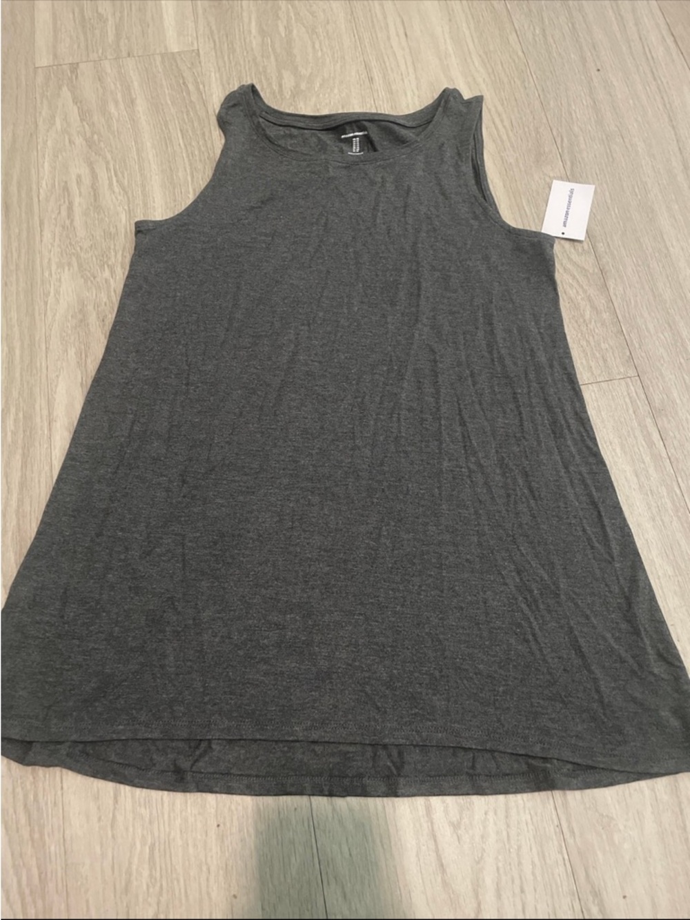 Amazon Essentials Charcoal Gray Sleeveless Tank Top